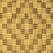 Square Abstract Brown Modern Rug, abs3306brn