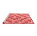 Modern Red Washable Rugs