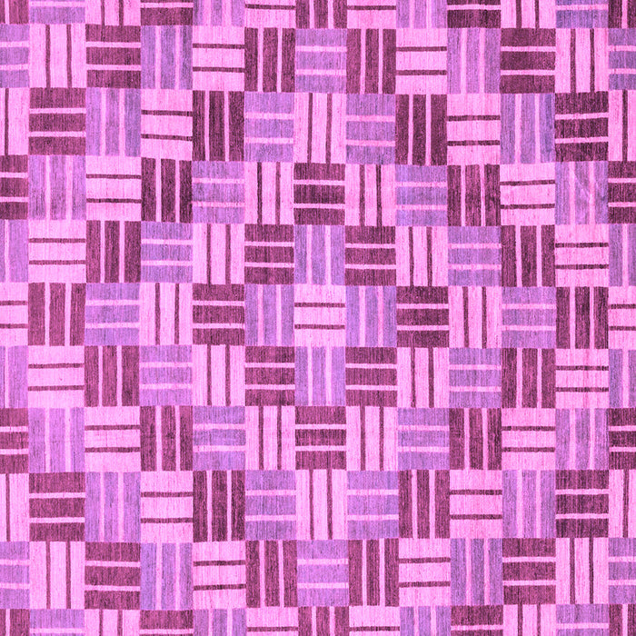 Square Machine Washable Abstract Purple Modern Area Rugs, wshabs3306pur
