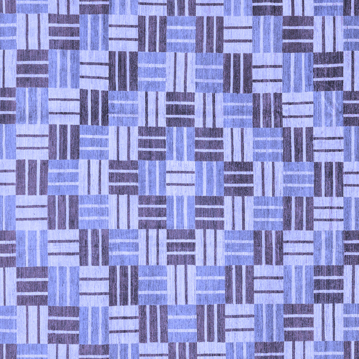 Square Abstract Blue Modern Rug, abs3306blu