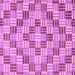 Square Abstract Purple Modern Rug, abs3306pur