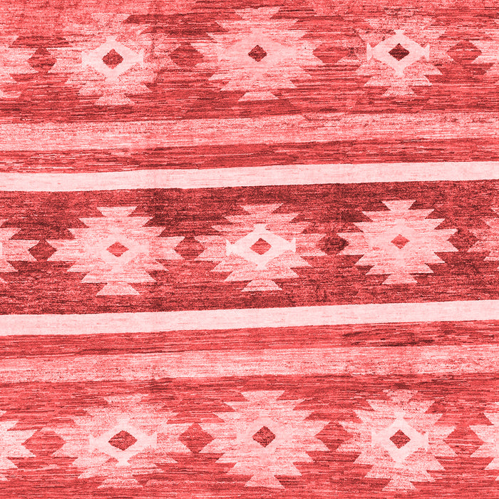 Abstract Red Modern Area Rugs