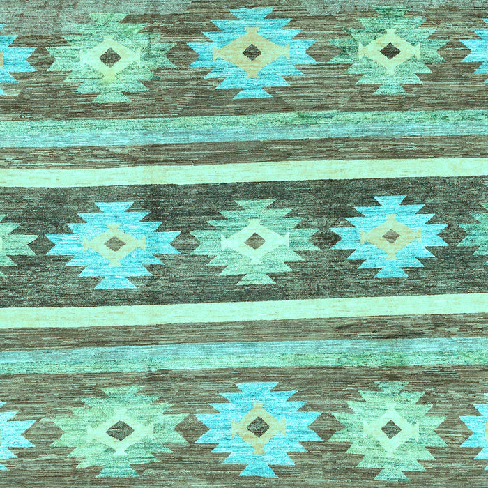 Abstract Light Blue Modern Rug, abs3307lblu