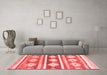 Modern Red Washable Rugs