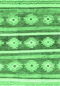 Abstract Emerald Green Modern Rug, abs3307emgrn