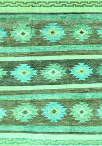 Abstract Turquoise Modern Rug, abs3307turq