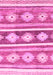 Abstract Pink Modern Rug, abs3307pnk