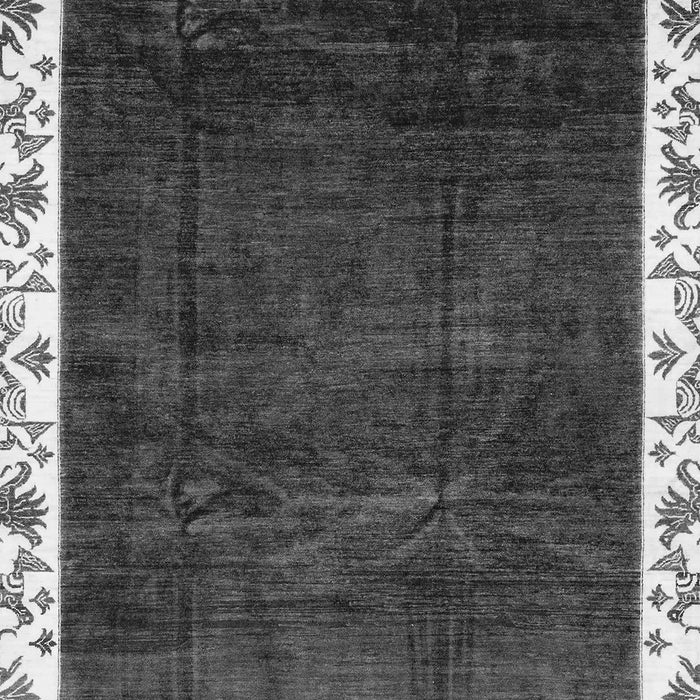 Machine Washable Abstract Gray Modern Rug, wshabs3308gry