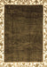 Abstract Brown Modern Rug, abs3308brn