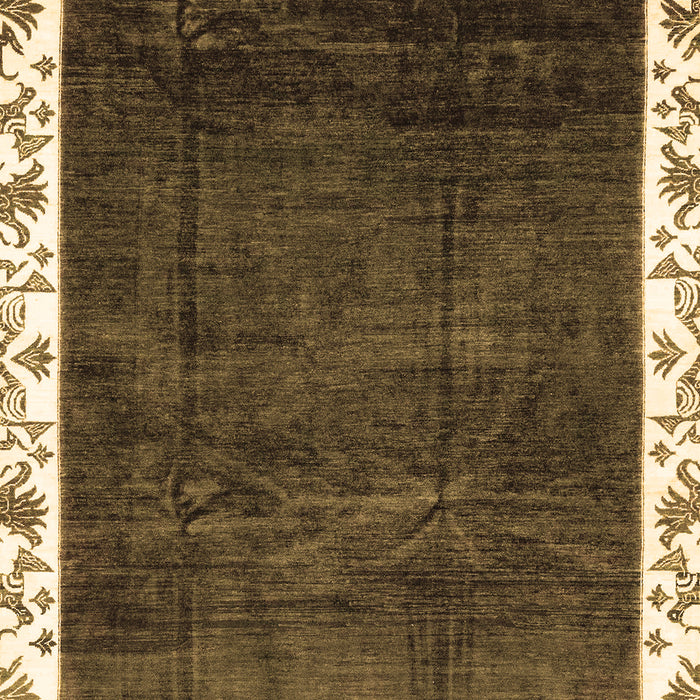 Abstract Brown Modern Rug, abs3308brn