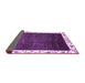 Sideview of Abstract Purple Modern Rug, abs3308pur