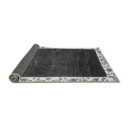 Sideview of Abstract Gray Modern Rug, abs3308gry