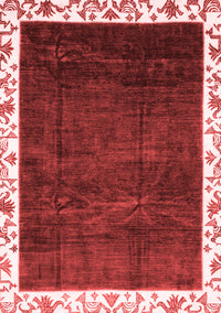 Abstract Red Modern Rug, abs3308red