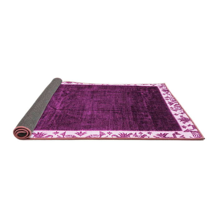 Sideview of Abstract Pink Modern Rug, abs3308pnk