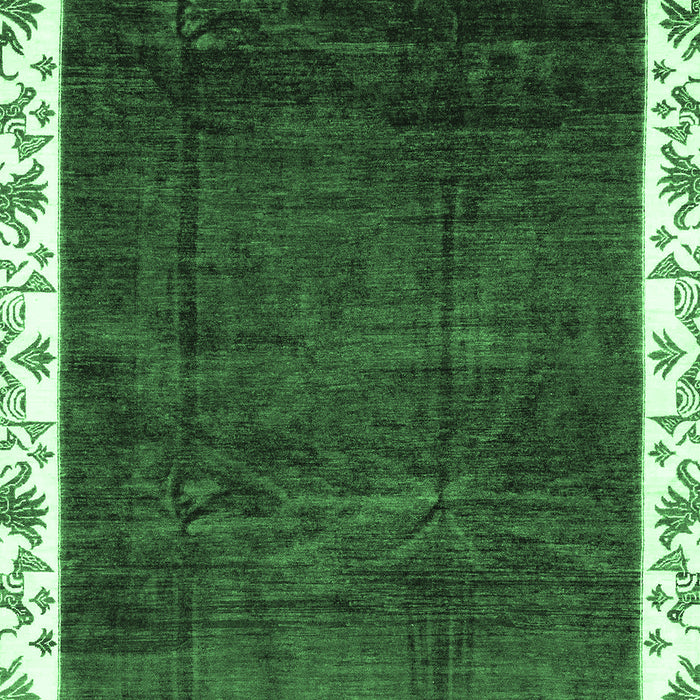 Abstract Emerald Green Modern Rug, abs3308emgrn