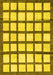 Checkered Yellow Modern Rug, abs3309yw