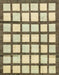 Machine Washable Abstract Brown Gold Rug, wshabs3309