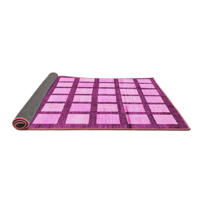Sideview of Checkered Pink Modern Rug, abs3309pnk