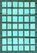 Checkered Light Blue Modern Rug, abs3309lblu