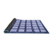 Sideview of Checkered Blue Modern Rug, abs3309blu