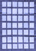 Checkered Blue Modern Rug, abs3309blu