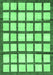 Machine Washable Checkered Emerald Green Modern Area Rugs, wshabs3309emgrn