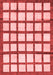 Checkered Red Modern Area Rugs