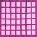 Square Checkered Pink Modern Rug, abs3309pnk