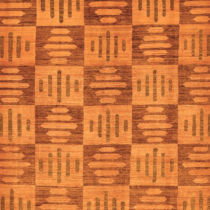 Abstract Orange Modern Rug, abs330org
