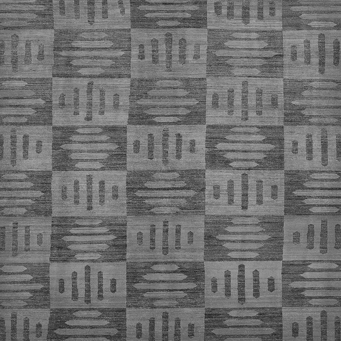 Square Abstract Gray Modern Rug, abs330gry