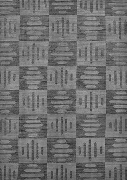 Abstract Gray Modern Rug, abs330gry