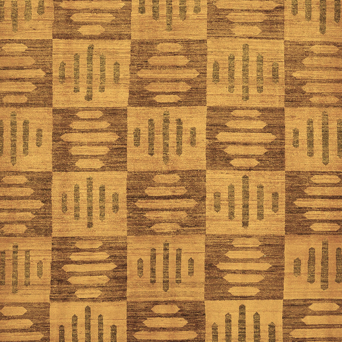 Machine Washable Abstract Brown Modern Rug, wshabs330brn