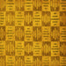 Square Abstract Yellow Modern Rug, abs330yw