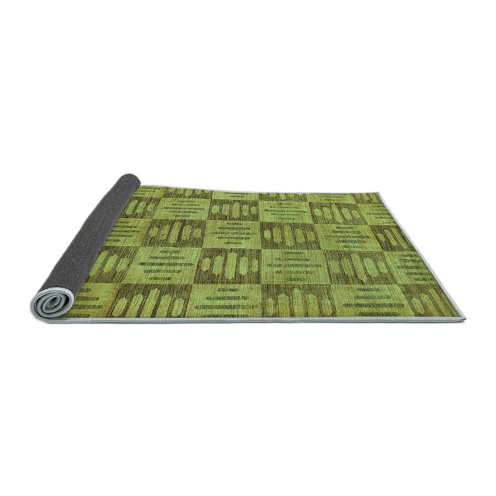 Sideview of Abstract Light Blue Modern Rug, abs330lblu