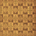 Square Abstract Brown Modern Rug, abs330brn