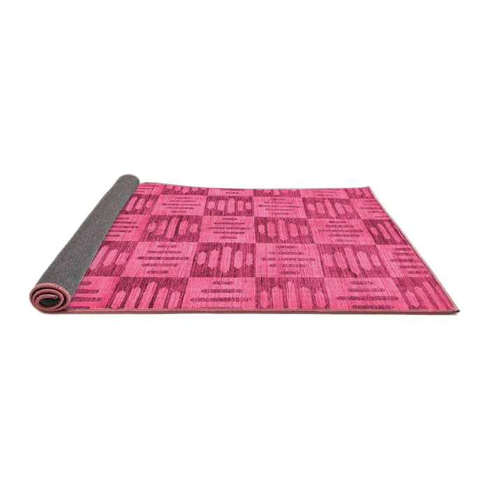 Sideview of Abstract Pink Modern Rug, abs330pnk