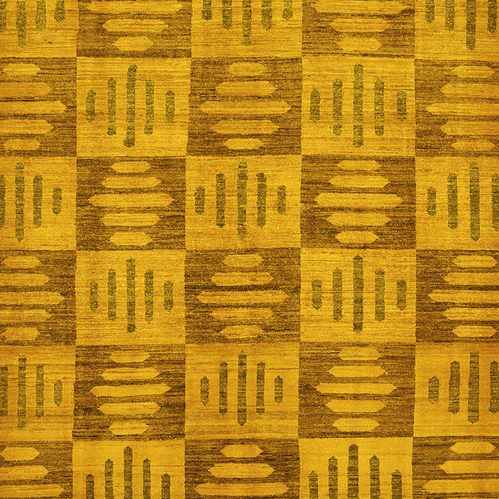 Abstract Yellow Modern Rug, abs330yw