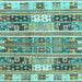 Square Abstract Light Blue Modern Rug, abs3310lblu