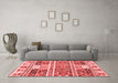 Modern Red Washable Rugs