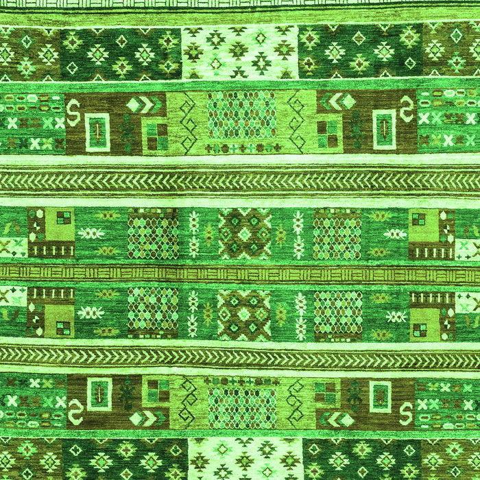 Abstract Green Modern Rug, abs3310grn