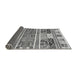 Sideview of Abstract Gray Modern Rug, abs3310gry