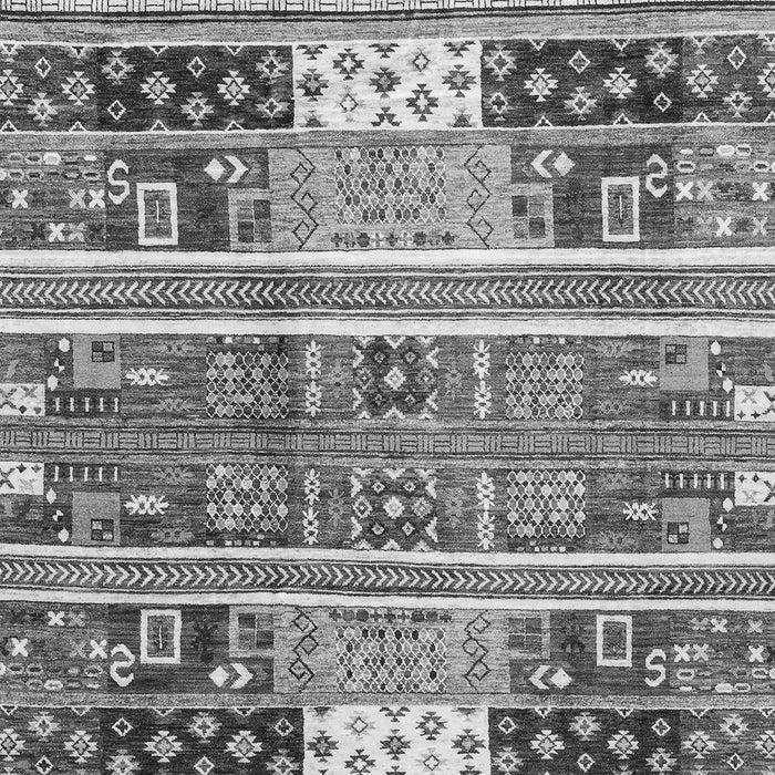 Machine Washable Abstract Gray Modern Rug, wshabs3310gry