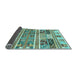 Sideview of Abstract Light Blue Modern Rug, abs3310lblu