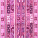 Square Machine Washable Abstract Pink Modern Rug, wshabs3310pnk