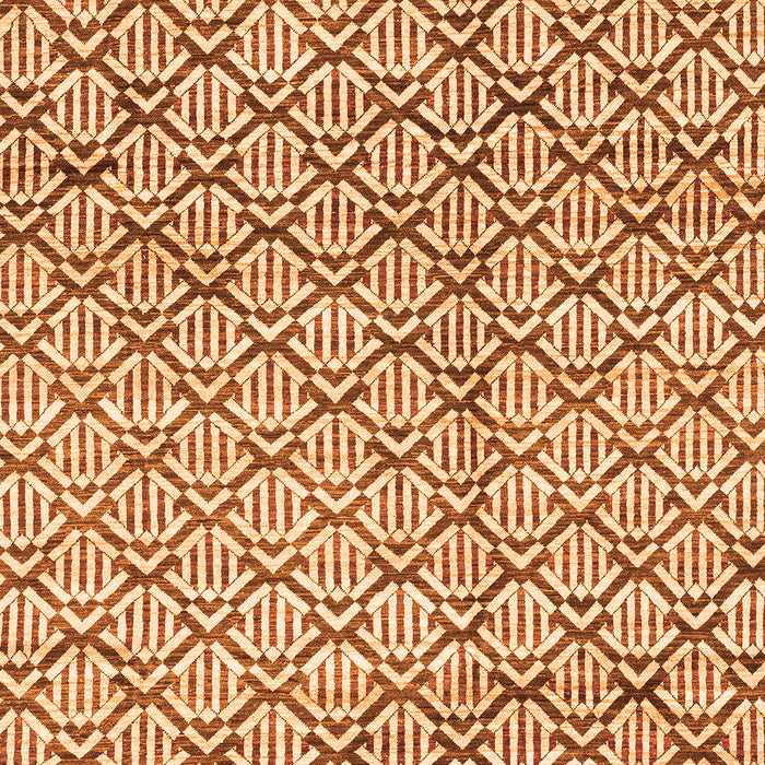 Abstract Orange Modern Rug, abs3311org