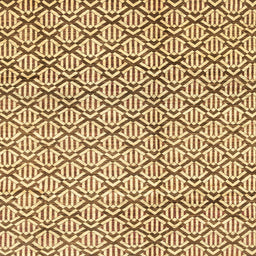 Square Abstract Mustard Yellow Modern Rug, abs3311