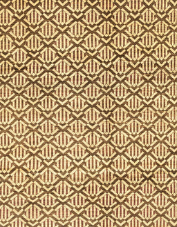 Abstract Mustard Yellow Modern Rug, abs3311