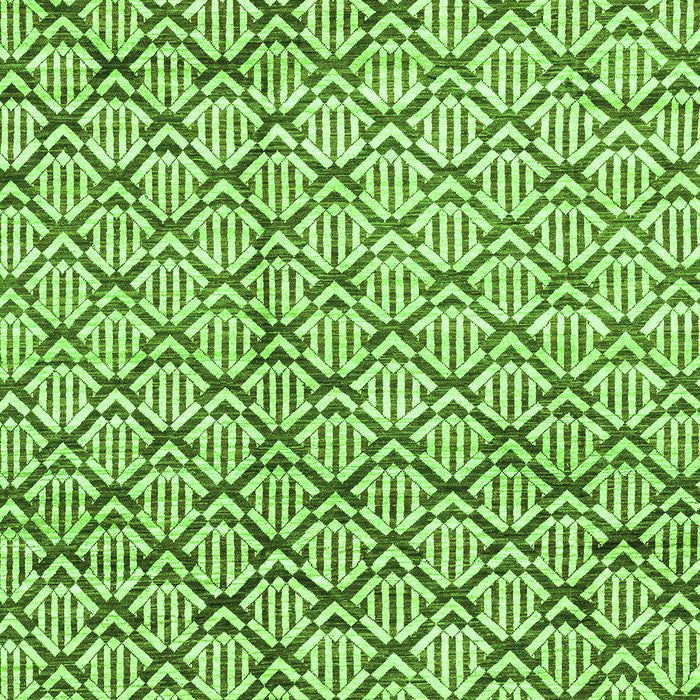 Machine Washable Abstract Green Modern Area Rugs, wshabs3311grn