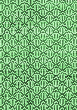 Abstract Emerald Green Modern Rug, abs3311emgrn