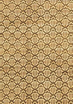 Abstract Brown Modern Rug, abs3311brn